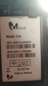 Mobicel CLIK Firmware